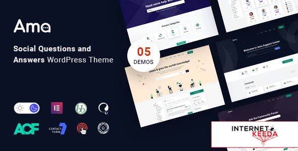 AMA v1.0.4 - WordPress bbPress Forum Theme with Social Questions and Answers 57137