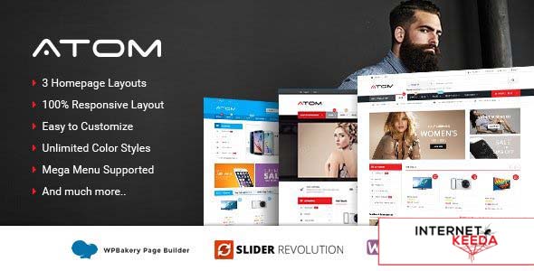 Atom v1.5.11 - Responsive WooCommerce WordPress Theme 57191