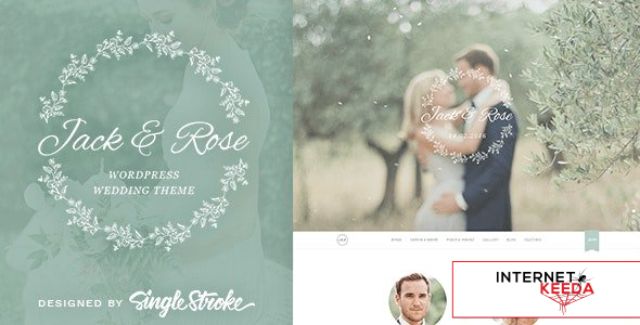 Jack & Rose v1.5.9 - A Whimsical WordPress Wedding Theme 57247