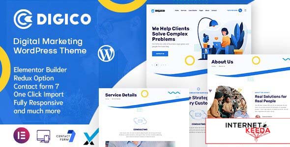 Digico v1.0 - Multipurpose Consulting WordPress Theme 57279