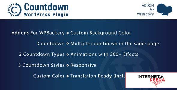 Countdown v1.0 - Addons for WPBakery Page Builder WordPres Plugin 57400