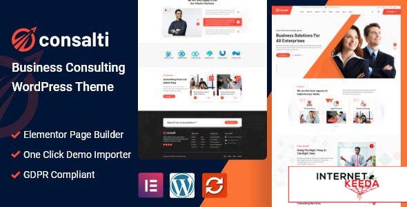 Consalti v1.0.1 - Consultancy & Business WordPress Theme 57420