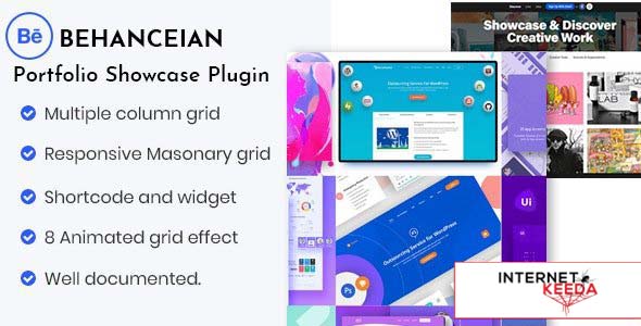 Behanceian v1.2 - behance portfolio showcase plugin 57532