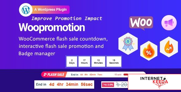 Woopromotion v1.0.5 - WooCommerce product promotion sale countdown and Badge Manager 57555