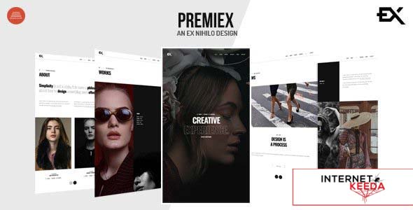 Premiex v1.0 - One Page Portfolio WordPress Theme 57977