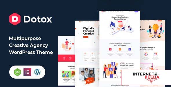 Dotox v1.4 - Multipurpose Creative Agency WordPess Theme 58022