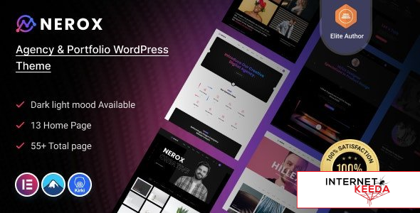 Nerox v1.0.5 - Agency & Portfolio WordPress Theme 64056