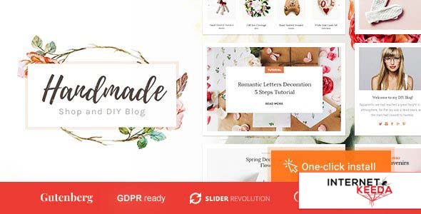 Handmade Shop v1.2.5 - Handicraft Blog & Store Creative WordPress Theme 60049