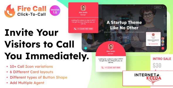 Fire Call v1.0 - WordPress Click-To-Call Button Plugin 58317