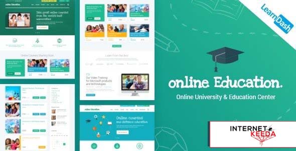 Education Center v3.6.5 - LMS Online University & School Courses Studying WordPress Theme 58458