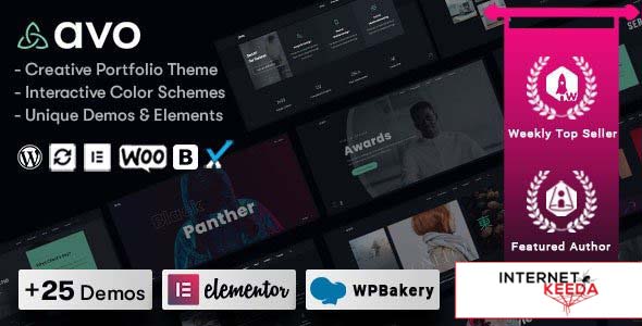 Avo v1.2.3 - Creative Portfolio & Agency WordPress Theme 61279