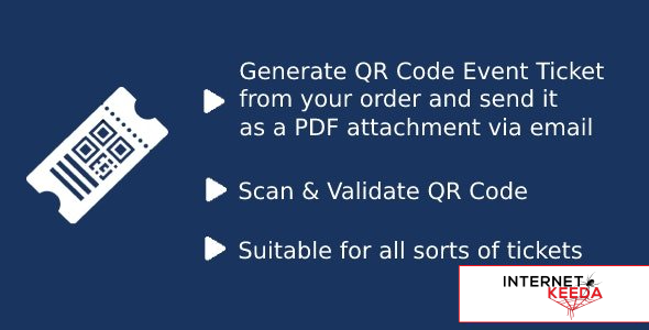 WooCommerce Event QR Code Email Tickets v1.0.4 58415