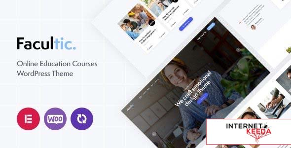 Facultic v1.0 - Online Education Courses WordPress Theme 58518