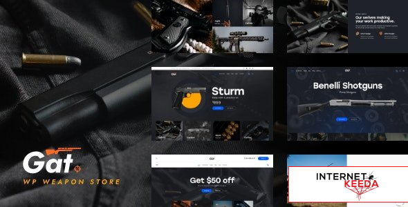 Gat v1.8.0 - Gun & Weapon Store WordPress Theme 64012