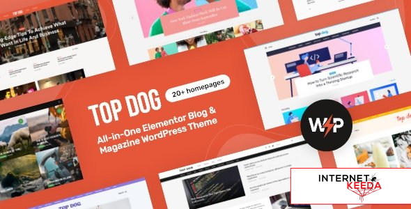 Top Dog v1.0 - All-in-One Elementor Blog & Magazine WordPress Theme 58722