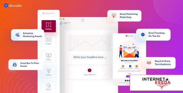 Elemailer v4.1.2 - Drag & Drop WordPress Email Template & Campaign Builder 64547