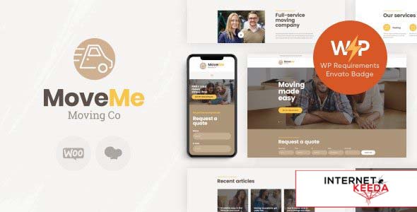 MoveMe v1.2.9 - Moving & Storage Relocation Company WordPress Theme 60704