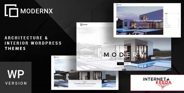 Modernx v1.0 - Architecture & Interior WordPress Theme 58939