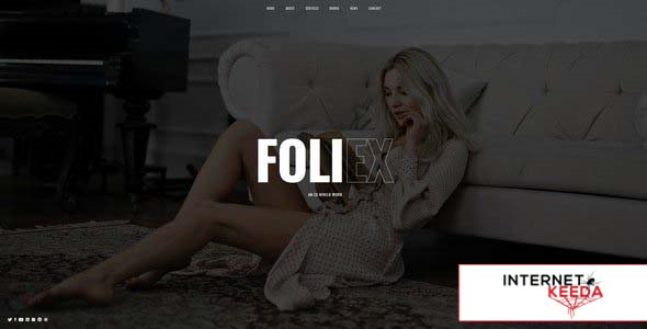 Foliex v1.0 - One Page Portfolio WordPress Theme 58941