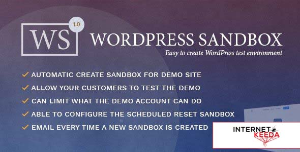 WordPress Sandbox v1.0.3 - Easy To Create a Test Environment 58951