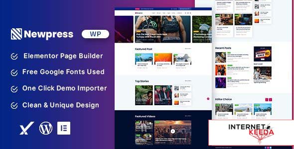 Newpress v1.0 - Blog Magazine WordPress Theme 59055