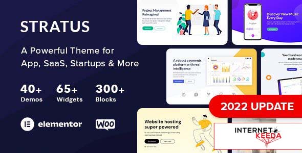 Stratus v4.2.3 - App, SaaS & Software Startup Tech Theme 59189