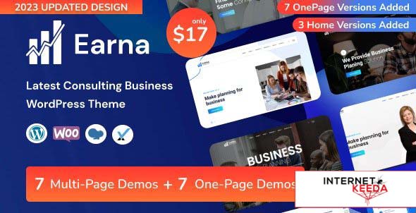 Earna 1.1 - Consulting Business WordPress Theme 59361