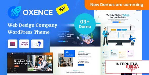 Oxence v1.2.1 - Web Design Agency Elementor WordPress Theme 60792