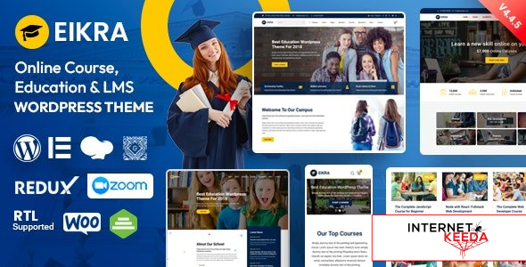 Eikra Education v4.4.8 - Education WordPress Theme 59425