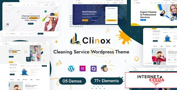 Clinox v1.0.4 - Cleaning Services WordPress Theme 59437