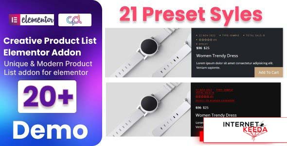 WooCommerce Product List Addon For Elementor v1.0 59580