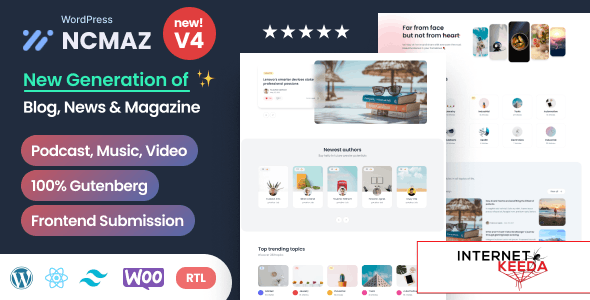 Ncmaz v4.3.4 - Blog Magazine WordPress Theme 65750