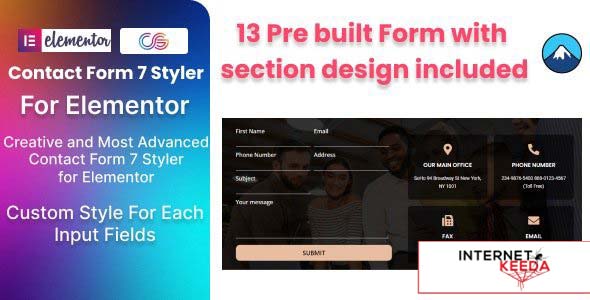 Contact Form 7 Styler Addon For Elementor v1.0 59644