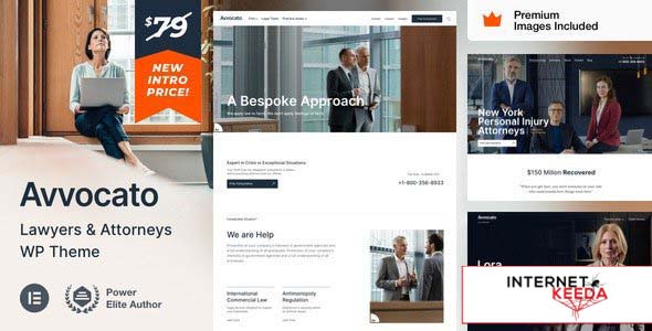 Avvocato v1.0 - Lawyer & Attorney WordPress Theme 59664