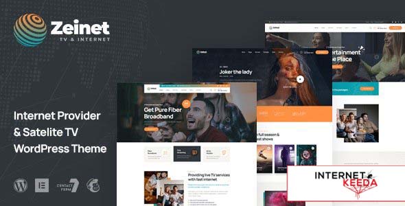 Zeinet v1.0 - Internet Provider & Satellite TV WordPress Theme 59806