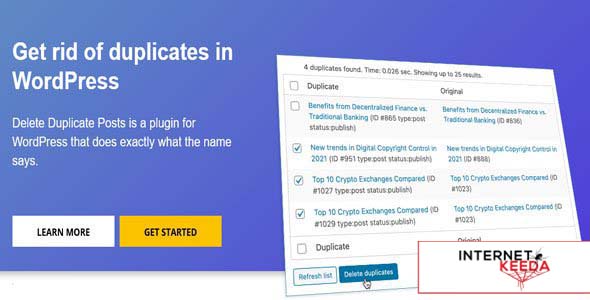 Delete Duplicate Posts Pro v4.8.3 59816