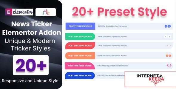 News Ticker Addon For Elementor v1.0 59833