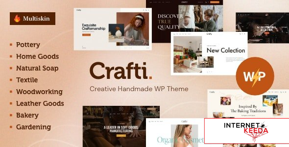 Crafti v1.0 - Creative Handmade WordPress Theme 59858