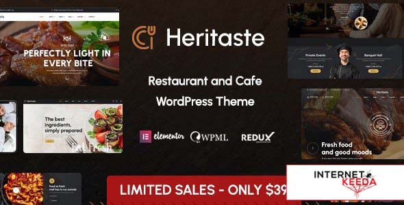 Heritaste v1.3 - Restaurant WordPress Theme 59946