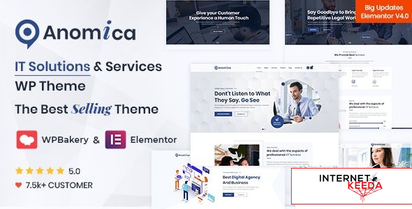 Anomica v4.3 - IT Solutions and Services WordPress Theme 60039