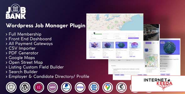 JobBank v1.1.6 - WordPress Job manager plugin 66150