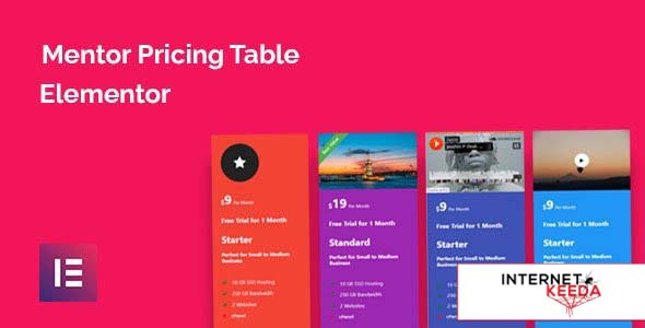 Mentor Pricing Table for Elementor v1.0 60075