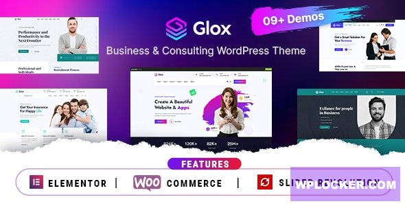 Glox v1.0.5 - Business & Consulting WordPress Theme 60121