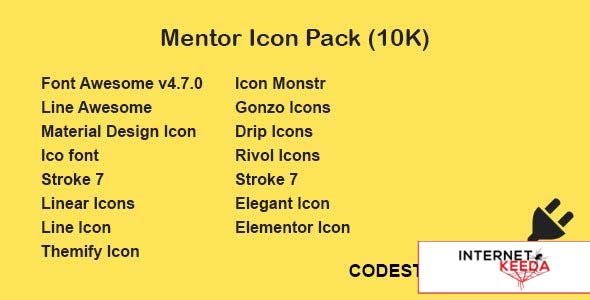 Mentor Icon Pack for Codestar Framework v1.0.0 60160