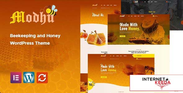 Modhu v1.0.3 - Beekeeping and Honey WordPress Theme 60402