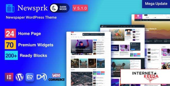 Newsprk v6.1.0 - Newspaper WordPress Theme 60555