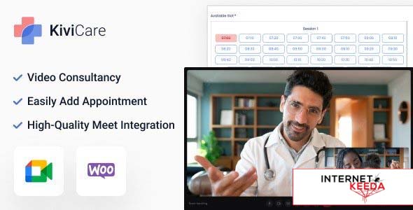 KiviCare - Google Meet Telemed And WooCommerce Payment Gateway (Add-on) v1.0.6 60832