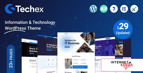 Techex v1.0.5 - IT Solutions & Technology WordPress Theme 60928