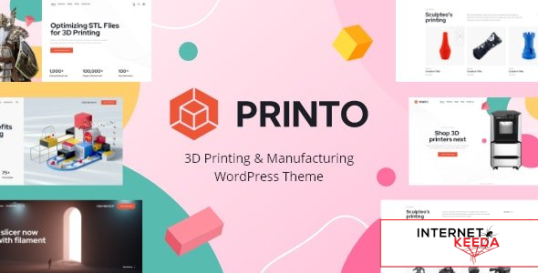 Printo v1.0 - 3D Printing & Manufacturing WordPress Theme 60929