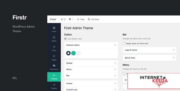 Firstr v4.0 - WordPress Admin Theme 61211